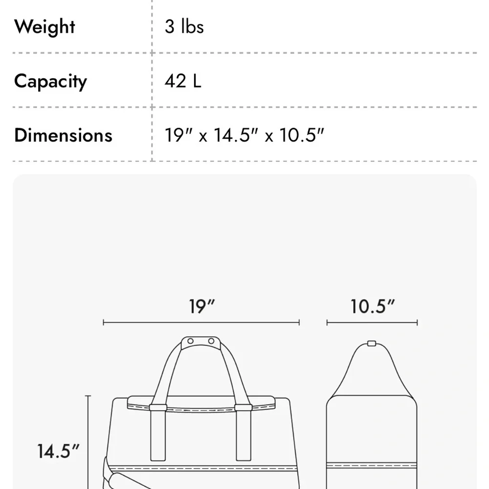 Calpak Stevyn Duffle in Dune - Picture 11 of 11